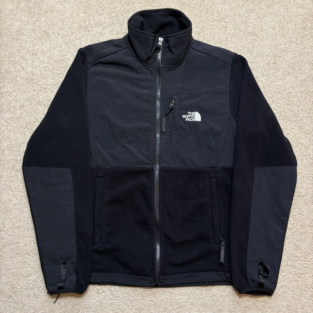 The North Face Denali Jacket Womens Medium Black Polartec Fleece Zip Outdoor